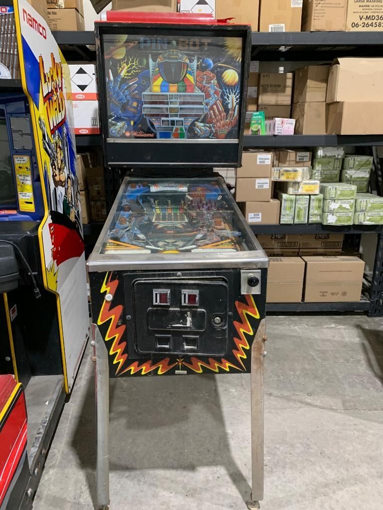 Williams Pin-Bot Pinball Machine, 1986 - A D Auction Depot Inc.