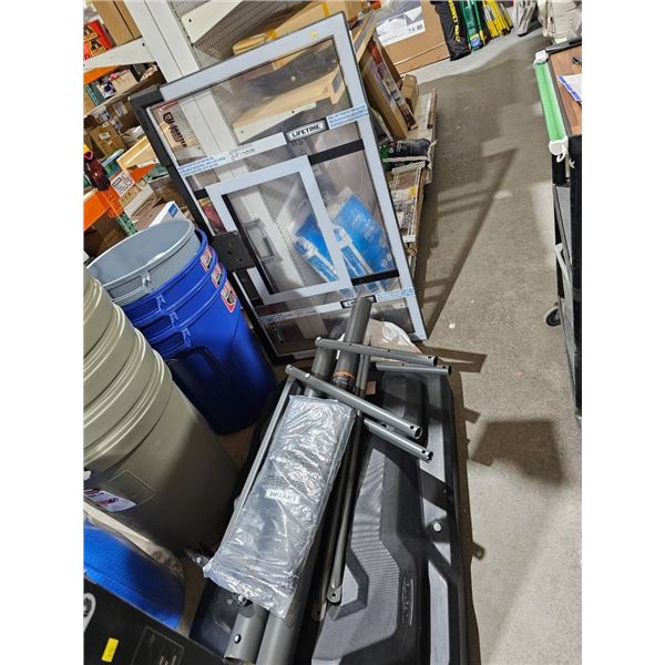 Lifetime Adjustable Basketball Hoop Base and Pole Set