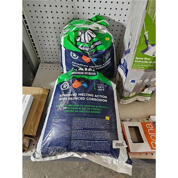 Commercial Ice Melter Bags with Corrosion Reduction 2x20Kg