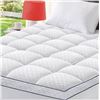 Image 1 : BedLuxury Deep Pocket Mattress Topper – King Size
