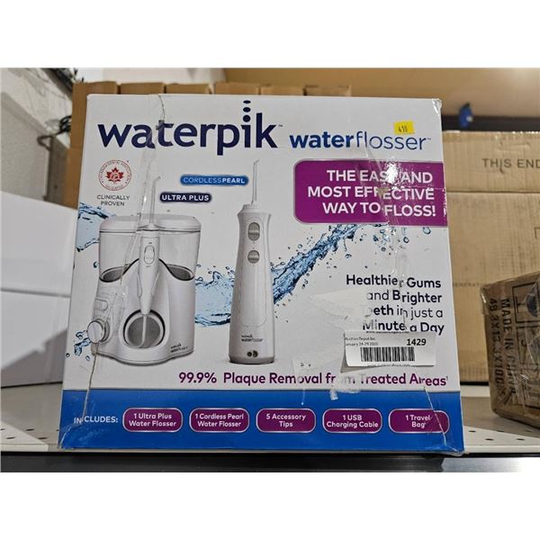 Waterpik Ultra Plus Water Flosser in White with Accessories