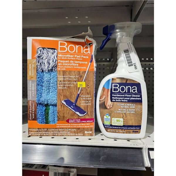 Bona Floor Cleaner and Microfiber Mop Combo