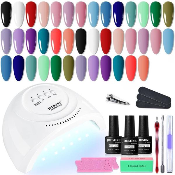 Jodsone Nail Gel Polish Set with 20 Colors