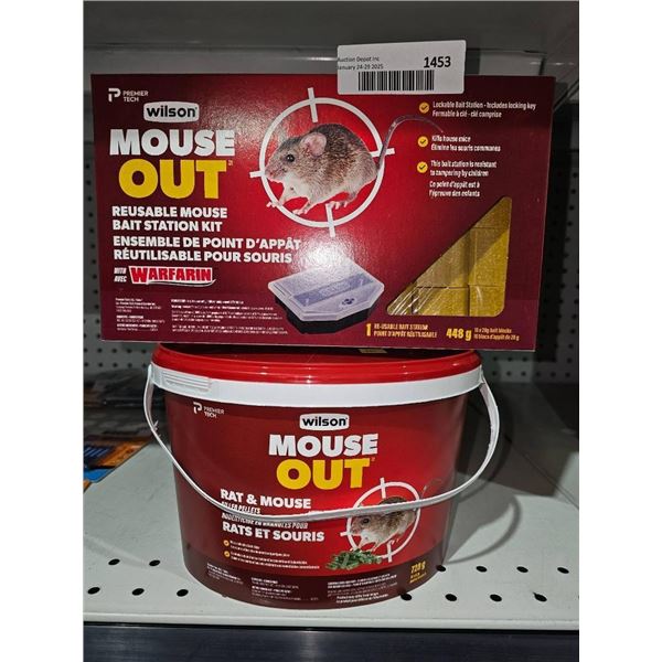 Wilson Mouse Out Bait Station Kit and Refill Pail