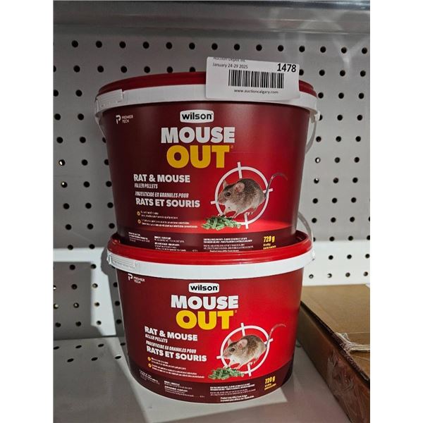 Wilson Mouse Out Rat and Mouse Control Bait 720 g (Pack of 2)