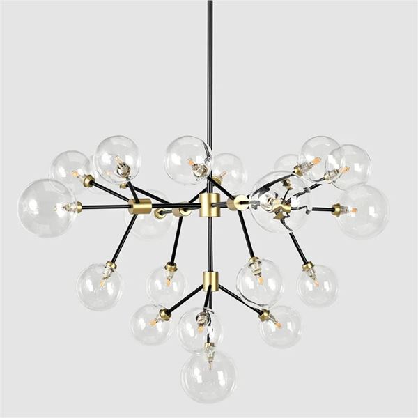 Phoenit Lighting Gold Crystal Chandelier for Dining Room 08670-95