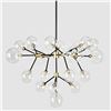 Image 1 : Phoenit Lighting Gold Crystal Chandelier for Dining Room 08670-95