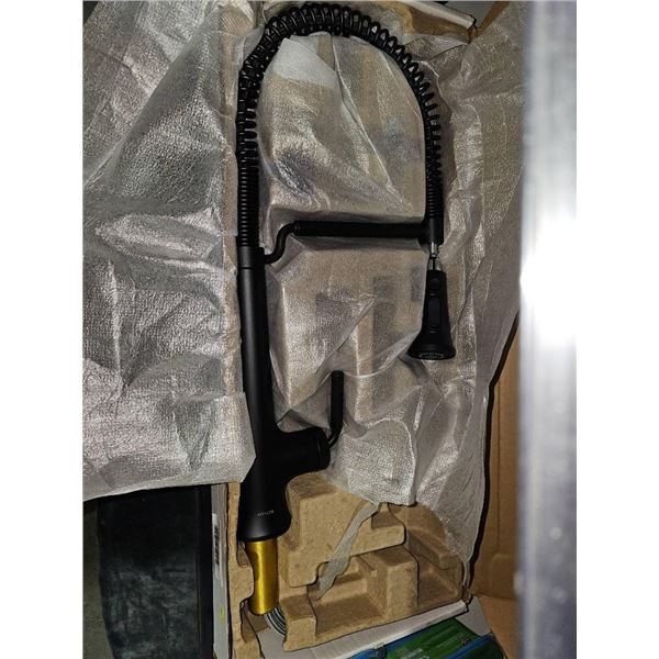 Kohler 23765-BL Matte Black Kitchen Faucet