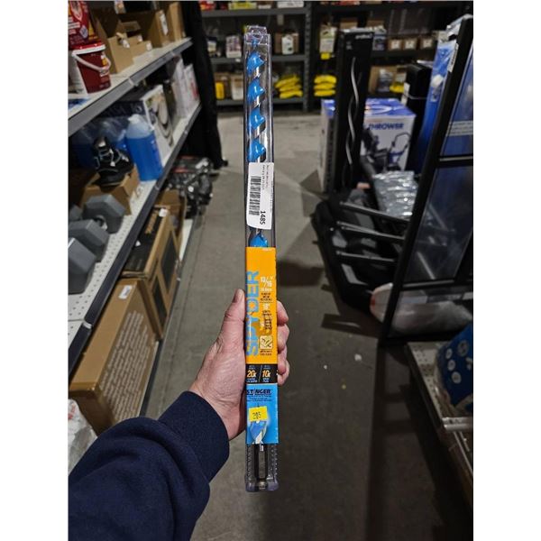 Long Blue Twist Drill Bit in Display Packaging