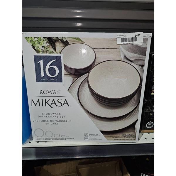 Mikasa Rowan 16-Piece Stoneware Dinnerware Set