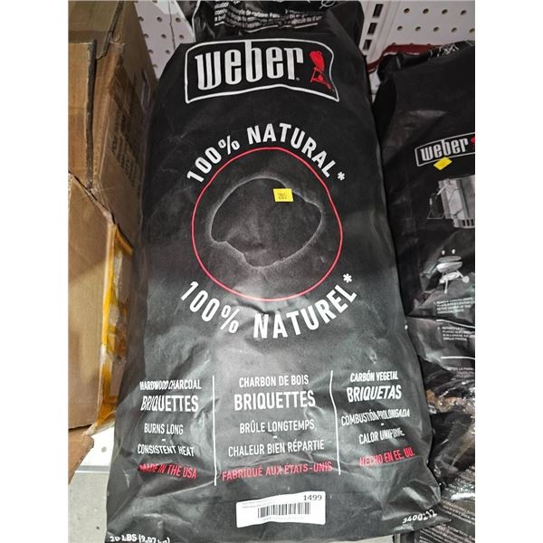 Weber Natural Hardwood Charcoal Briquettes