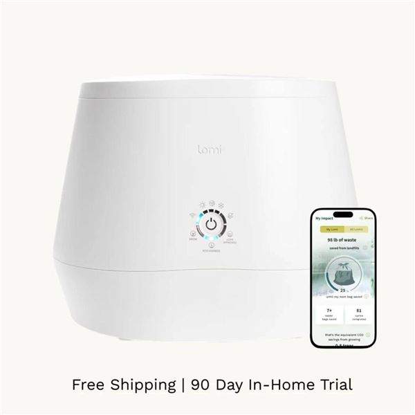 Lomi by Pela Counter top Composting Unit – White