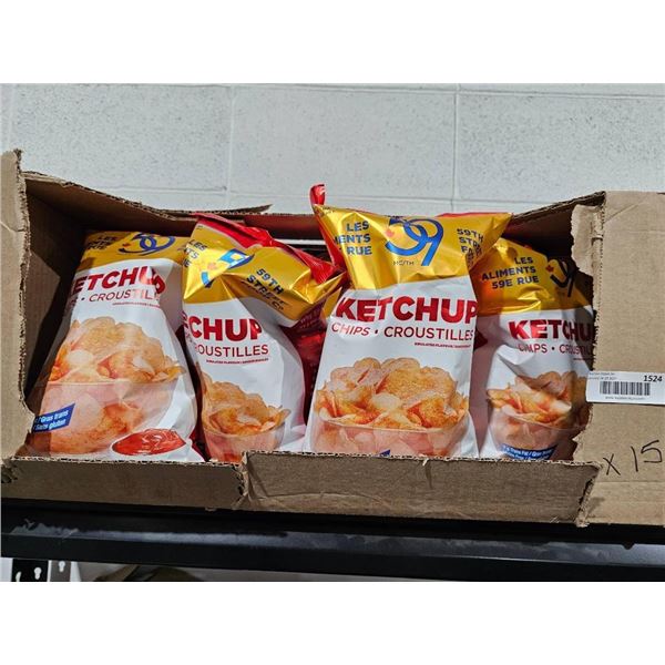 Case of Ketchup-Flavored Chips by 59th Street Food