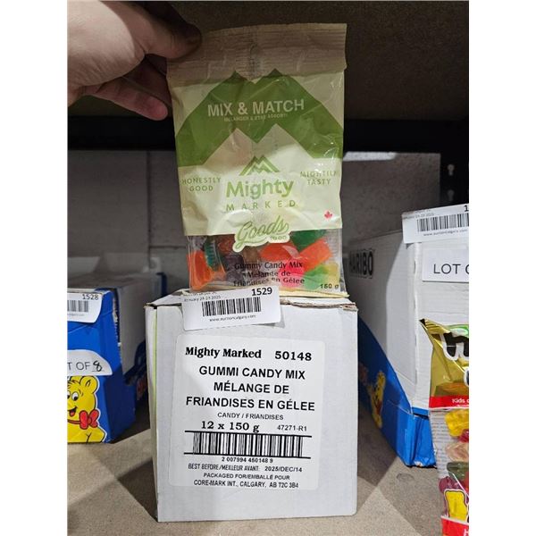Mighty Marked Gummi Candy Mix Lot of 12x150g