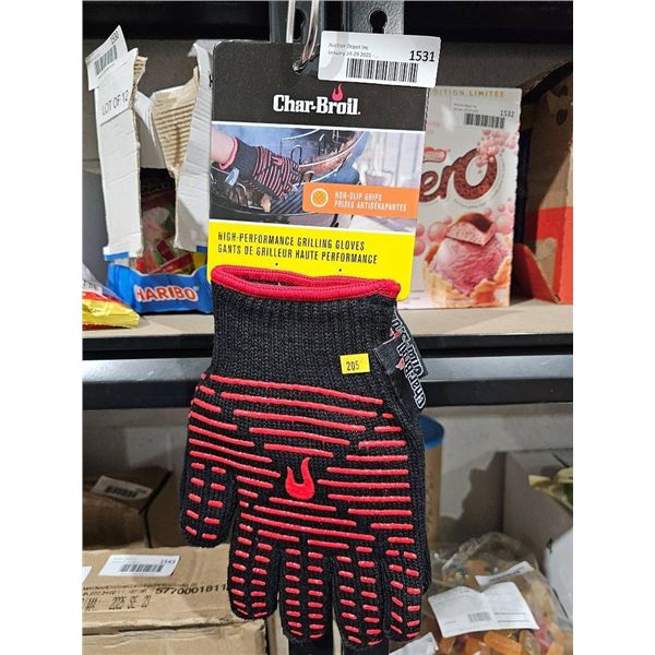 Char-Broil Red High-Heat Resistant Grill Gloves