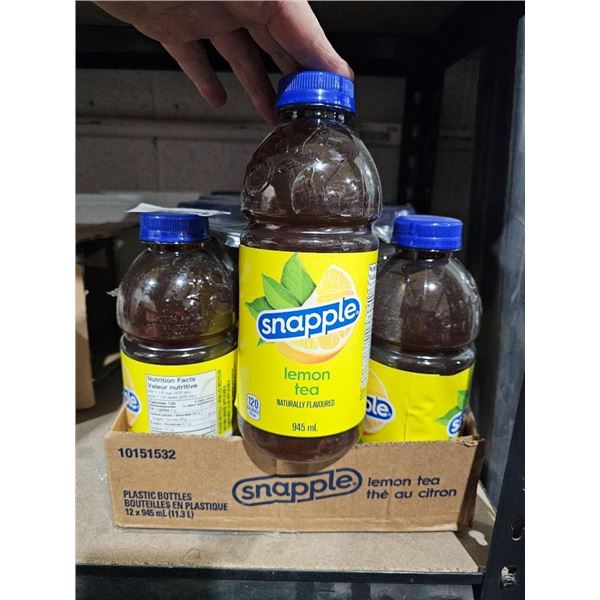 Snapple Lemon Tea Bottles, 473 mL, Lot of 3