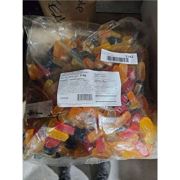 3kg Bag of Claires Wine Gums