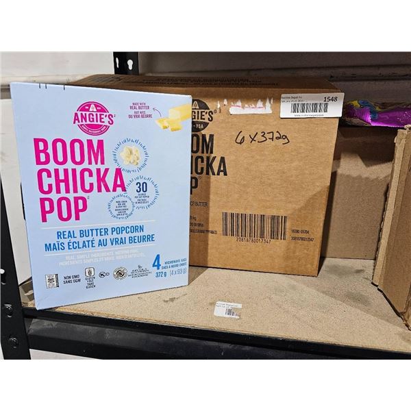 Angie’s BOOMCHICKAPOP Real Butter Popcorn 6x372g