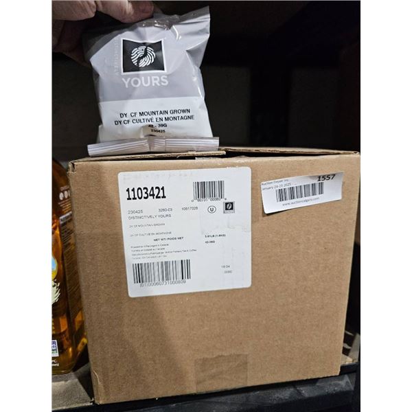 Box of Starbucks Ground Coffee Packets 42x39g