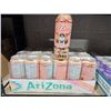 Image 1 : Case of Arizona Rx Energy Strawberry Cans 24x25oz