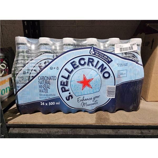 San Pellegrino 24-Pack 500ml Carbonated Water
