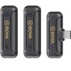 Image 1 : BOYA Wireless Lavalier Microphone, 2.4GHz Plug Play Lapel Clip on USB-C Mic, Omnidirectional Condens