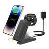 Image 1 : 3-In-1 Fast Wireless Charger, Charge for all Enable Phone+iWatch+Earbuds