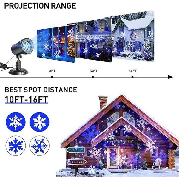 Snowflake Projector Light