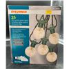 Image 2 : Sylvania 25 LED Jumbo Globe Lights 4.88m/16ft Lighted Length Per Set Connect up to 15 Sets