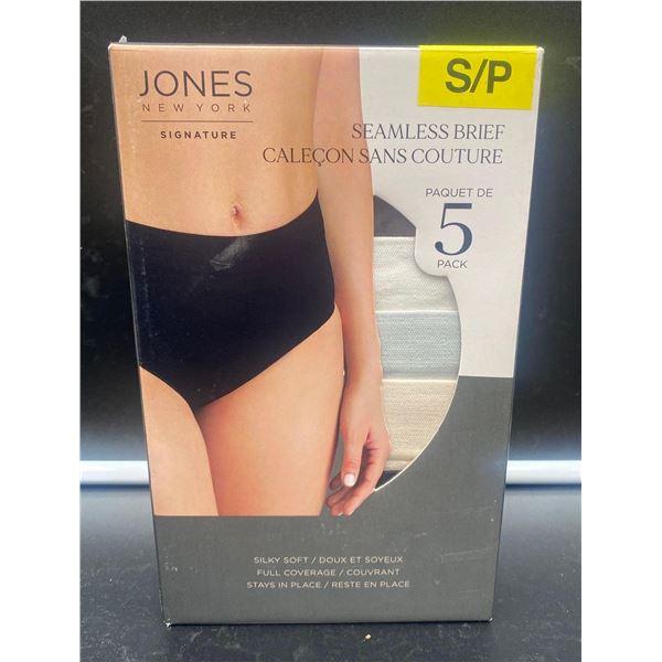 Jones New York Seamless Brief Silky Soft pack of 5 S/P