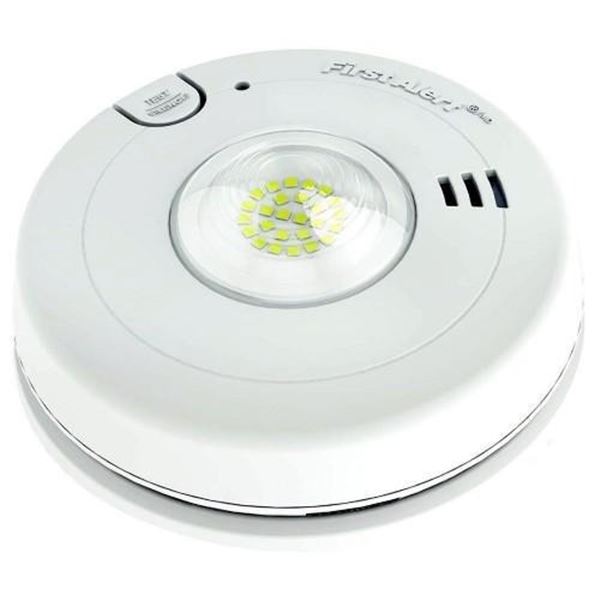 BRK Slim LED Strobe Smoke Alarm 120V