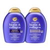 Image 1 : OGX Biotin & Collagen Set, 1 Shampoo + 1 Conditioner, 13 Ounces