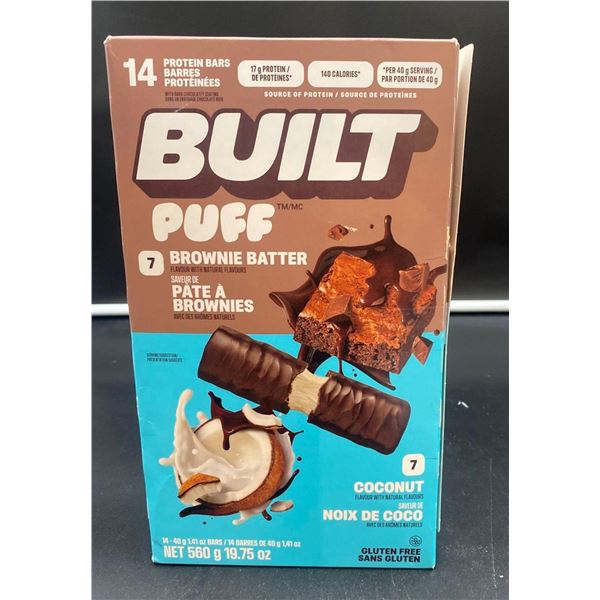 BUILT PUFF BAR BROWNIE & COCONUT 14 x 40 G