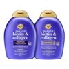 Image 1 : OGX Biotin & Collagen Set, 1 Shampoo + 1 Conditioner, 13 Ounces