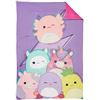 Image 1 : Squishmallows Snuggle Throw 50" x 70"