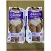 Image 1 : Always Discreet Women’s Underwear, Size L, 48 Total