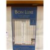 Image 3 : Bon Luxe 100% Blackout Grommet Window Panel Pair White