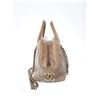 Image 2 : Chanel Quilted Castle Rock Brown Bowler Bag