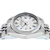 Image 7 : Rolex Ladies Stainless Steel Silver Index 26MM Fluted Wristwatch