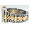 Image 8 : Rolex Mens 2 Tone White Dial Diamond Bezel 36MM Datejust Wristwatch