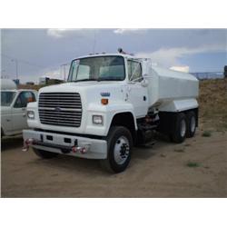 FORD L8000 T/A WATER TRUCK, s/n 1FDYW82AXMVA23103: