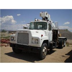 MACK R685ST T/A BOOM TRUCK, s/n R685ST45928: