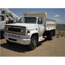 CHEVROLET C60 S/A DUMP TRUCK, s/n CCE626V117255: