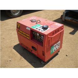 LYNX SUPER 5000 SILENT DIESEL GENERATOR, s/n N/A: