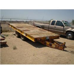 MILLER OT 20ft T/A TILT-TOP TRAILER, s/n 10732: