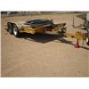 Image 1 : CUSTOM-BUILT 20ft. T/A TILT-TOP TRAILER, s/n N/A: (BILL OF SALE ONLY)