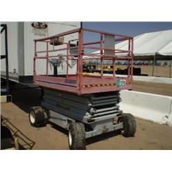 SKY JACK SJII6826 26ft. ELECTRIC SCISSOR LIFT, s/n 75411: