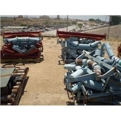 (3) PALLETS CONVEYOR ROLLERS