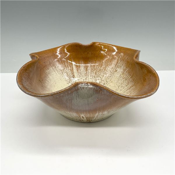 Fulper Pottery Fluted Rim Bowl
