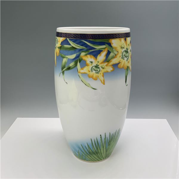 Versace Rosenthal Jungle Vase, Large Porcelain